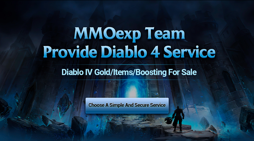 MMOexp Team Provide Diablo 4 Service Diablo IV Gol